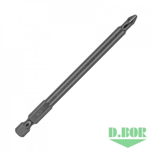 БИТЫ НАМАГНИЧЕННЫЕ MAGNETIC, PH 2X100 ММ, ACR2, E 6,3 (АРТ. D-MA-PH02-100-010) (10 ШТ.) "D.BOR"