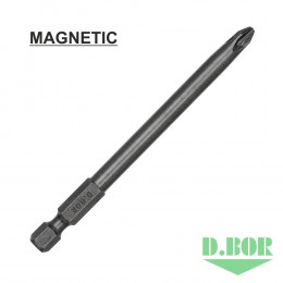 БИТЫ НАМАГНИЧЕННЫЕ MAGNETIC, PZ 2X125 ММ, ACR2, E 6,3 (АРТ. D-MA-PZ02-125-010) (10 ШТ.) "D.BOR"