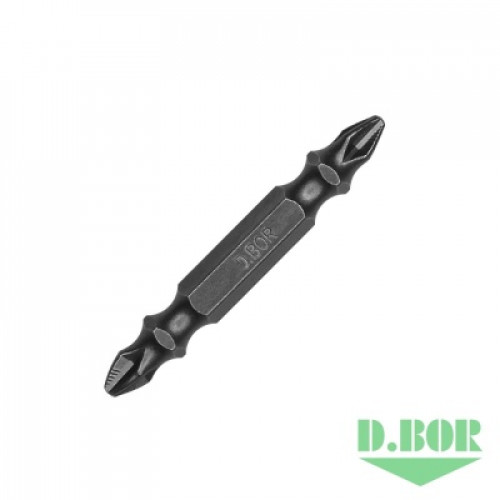 БИТЫ НАМАГНИЧЕННЫЕ ДВУХСТОР. MAGNETIC, PH2-PH2 X 50 ММ, ACR2, (АРТ. D-MA-P2P2-050-010) (10 ШТ.)