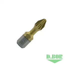 БИТЫ ФРЕЗЕРОВАННЫЕ С ПОКРЫТИЕМ НИТРИД ТИТАНА TIN-HALF, PZ 3X25 ММ, TORSION, C 6,3 (АРТ. D-THT-PZ03-