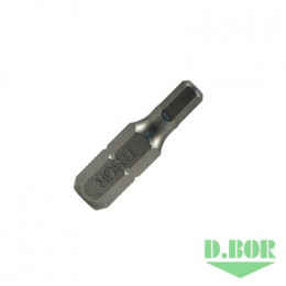 БИТЫ, HEX 4X25 ММ, C 6,3 (АРТ. D-HEX04-025-010) (10 ШТ.) "D.BOR"