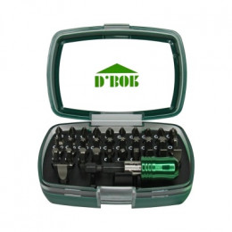 НАБОР БИТ ИЗ 32 ШТ: PH 1-2-2-2-3; PZ 1-2-2-2-3; SL. 3,5-4,5-5,5-6,5; T 10-15-20-20-25-25-30-30-40;