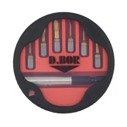 НАБОР БИТ ИЗ 7 ШТ: PH 1-2-3; SL. 4,5-5,5-6,5; МАГНИТНЫЙ ДЕРЖАТЕЛЬ 60 ММ (АРТ. D-SET-07B-1) "D.BOR"