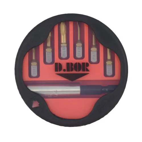 НАБОР БИТ ИЗ 7 ШТ: PH 1-2-3; SL. 4,5-5,5-6,5; МАГНИТНЫЙ ДЕРЖАТЕЛЬ 60 ММ (АРТ. D-SET-07B-1) "D.BOR"