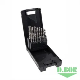 НАБОР СВЕРЛ ПО МЕТАЛЛУ ШЛИФОВАННЫЕ, HSS-G DIN 338 19 ШТ. (1 - 10 Х 0,5 ММ) (АРТ. TD-338-HSS-MS1-19)