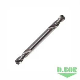СВЕРЛА ПО МЕТАЛЛУ, ШЛИФОВАННЫЕ, ДВУХСТОРОННИЕ, HSS-G, 4,1*14/55 (10 ШТ.) "D.BOR"