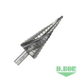 СВЕРЛО ПО МЕТАЛЛУ СТУПЕНЧАТОЕ SPIRAL, HSS-CO 4-12Х1/70 ММ (АРТ. SDSP-CO5-04-12-06) "D.BOR"