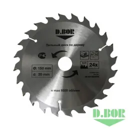 ПИЛЬНЫЙ ДИСК ПО ДЕРЕВУ, 160Х20(16) Z48, (АРТ. 9K-801604805D) "D.BOR"