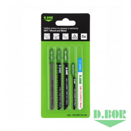 НАБОР ПИЛОК WOOD AND METAL (105-100C1, 103-100E1, 101-100D1, 102-075C1, 111-085B3) (АРТ. 193-SET-01-