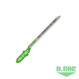 ПИЛКИ ПО ДЕРЕВУ 50/75*1,4 ММ HCS / CLEAN CUT / CC / WOOD (T101AO) (АРТ. 106-075B1-02) (2 ШТ.) "D.BOR
