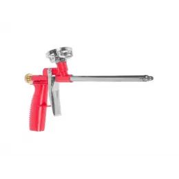 ПИСТОЛЕТ ДЛЯ МОНТАЖНОЙ ПЕНЫ КОРПУС И РУКОЯТКА ПЛАСТ., МЕТ. АДАПТЕР И РЕГУЛ ВИНТ, СТВОЛ 16СМ