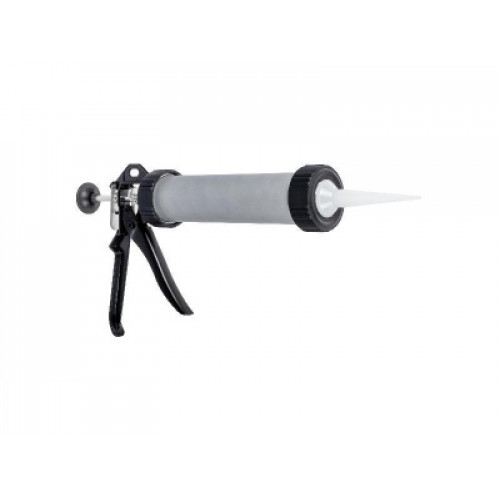 ПИСТОЛЕТ ДЛЯ ГЕРМЕТИКА ЗАКРЫТЫЙ АЛЮМИНИЕВЫЙ КОРПУС, 320МЛ