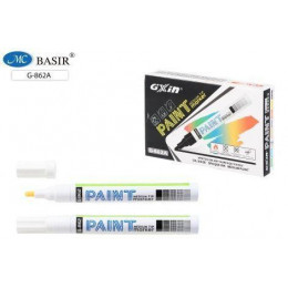 МАРКЕР-КРАСКА  (НИТРОЭМАЛЬ)  БЕЛЫЙ   ТОЛЩ 4 ММ  011904