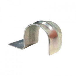 ОДНОЛАПКОВАЯ СКОБА МЕТАЛЛИЧЕСКАЯ  СМО 16-17 (БЕЗ ОТВЕРСТИЙ) (100 ШТ/УП)