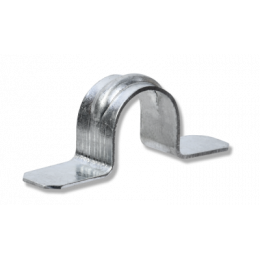 СКОБА МЕТАЛЛИЧЕСКАЯ ДВУХЛАПКОВАЯ СМД 16-17 (БЕЗ ОТВЕРСТИЙ) (100 ШТ/УП)