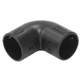 Поворот открывающийся на 90градусов CI32G черный (комплект 5шт.)