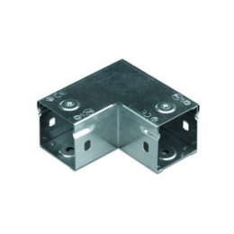 Угол горизонтальный 90 градусов 50х50 глухой цинк-ламельный