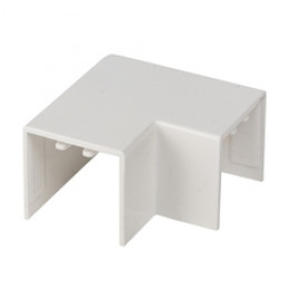 Поворот 90 градусов (25х25) (4 шт) Plast PROxima белый (abw-25-25x4)