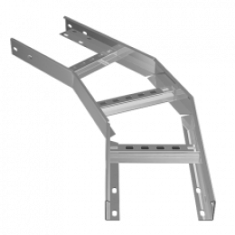 Угол горизонтальный лестничный "БЫСТРЫЙ МОНТАЖ" 45 градусов 50х300 | LGLS45*50*300*1.2 | КМ-профиль