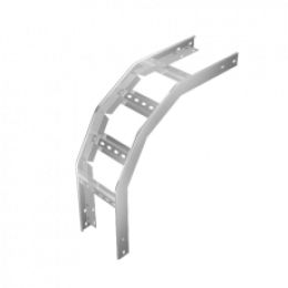 Угол вертикальный лестничный внешний "БЫСТРЫЙ МОНТАЖ" 90 град 80х500 | LVLS90*80*500*1.2 | КМ-профиль