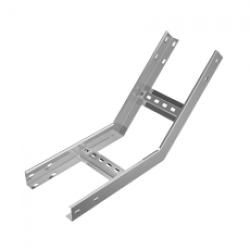 Угол вертикальный лестничный внутренний "БЫСТРЫЙ МОНТАЖ" 45 град 100х300 | LNLS45*100*300*1.5 | КМ-профиль