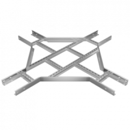 Разветвитель Х-образный лестничный "БЫСТРЫЙ МОНТАЖ" 50х300 | LXDS50*300*1.2 | КМ-профиль