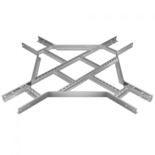 Разветвитель Х-образный лестничный "БЫСТРЫЙ МОНТАЖ" 50х300 | LXDS50*300*1.2 | КМ-профиль