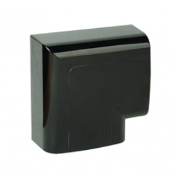 Угол плоский 110х50мм черный
