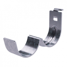 Рожковый кронштейн двойной, толщина3 мм, цинк-ламель
