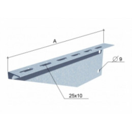Консоль для потолочной стойки L=300 | KST300 | КМ-профиль