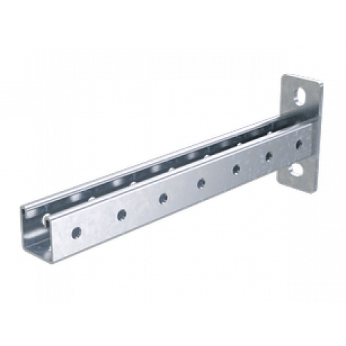 Кронштейн одиночный LAS 41х41 основание 600мм горячеоцинкованный