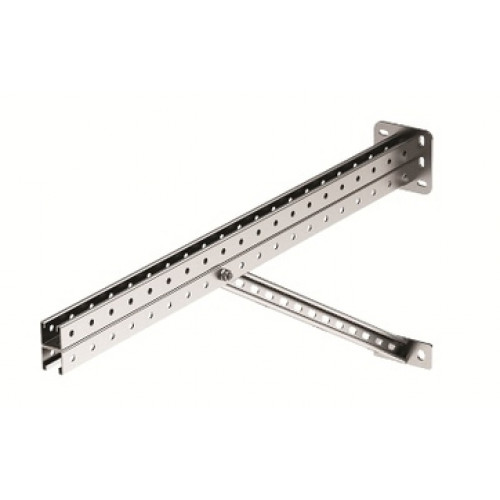 Консоль для тяжелых нагрузок 700мм с укосиной горячеоцинкованная