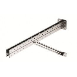 Консоль для тяжелых нагрузок 800мм с укосиной горячеоцинкованная