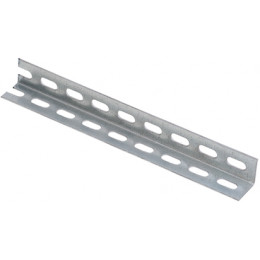 Профиль перфорированный L-образный 30х30мм 2,5метрцинк