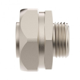 Муфта металлорукав-коробка DN 26 М25х1,5 наружная резьба