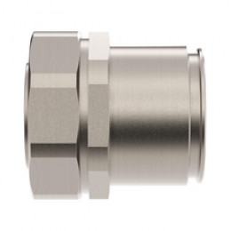 Муфта металлорукав DN=40-жесткая труба D=40мм IP66/IP67 никелированная латунь