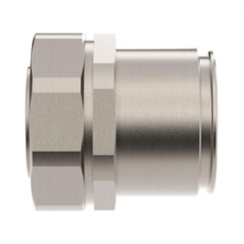 Муфта металлорукав DN=40-жесткая труба D=40мм IP66/IP67 никелированная латунь