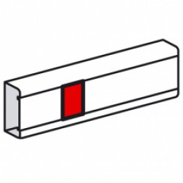 Накладка на стык крышки - для кабель-каналов Metra 85х50, 100х50 и 130х50 | 638001 | Legrand