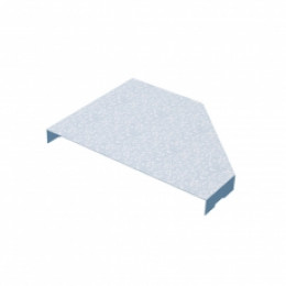 Крышка переходника левая KPD100-300мм | KPD100-300-L | КМ-профиль