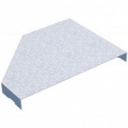 Крышка переходника правая KPD100-200мм | KPD100-200-R | КМ-профиль