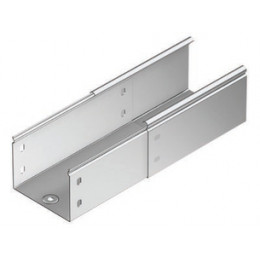 Расширение для лотка телескопическое 100х80 L=600мм цинк-ламельное